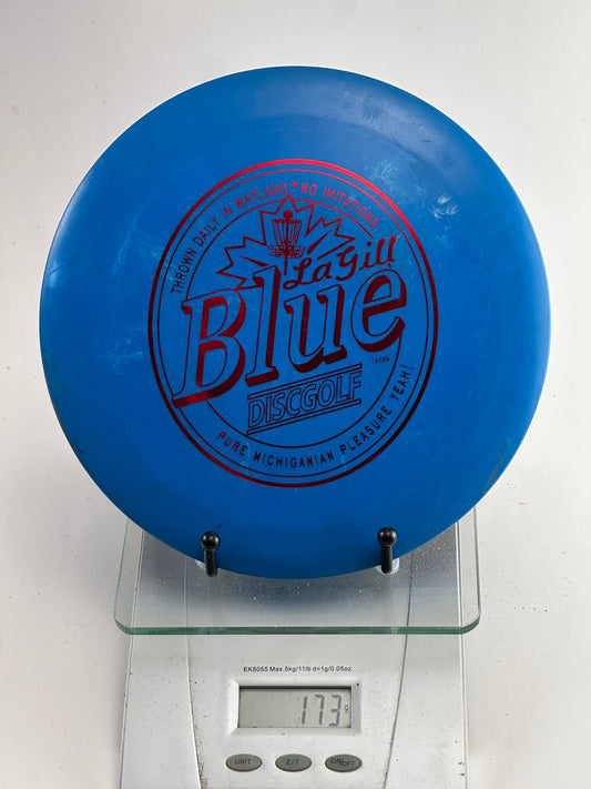 Innova Star Destroyer (SDS/DS Patent Numbers) Blue - LaGill Blue Disc Golf Stamp