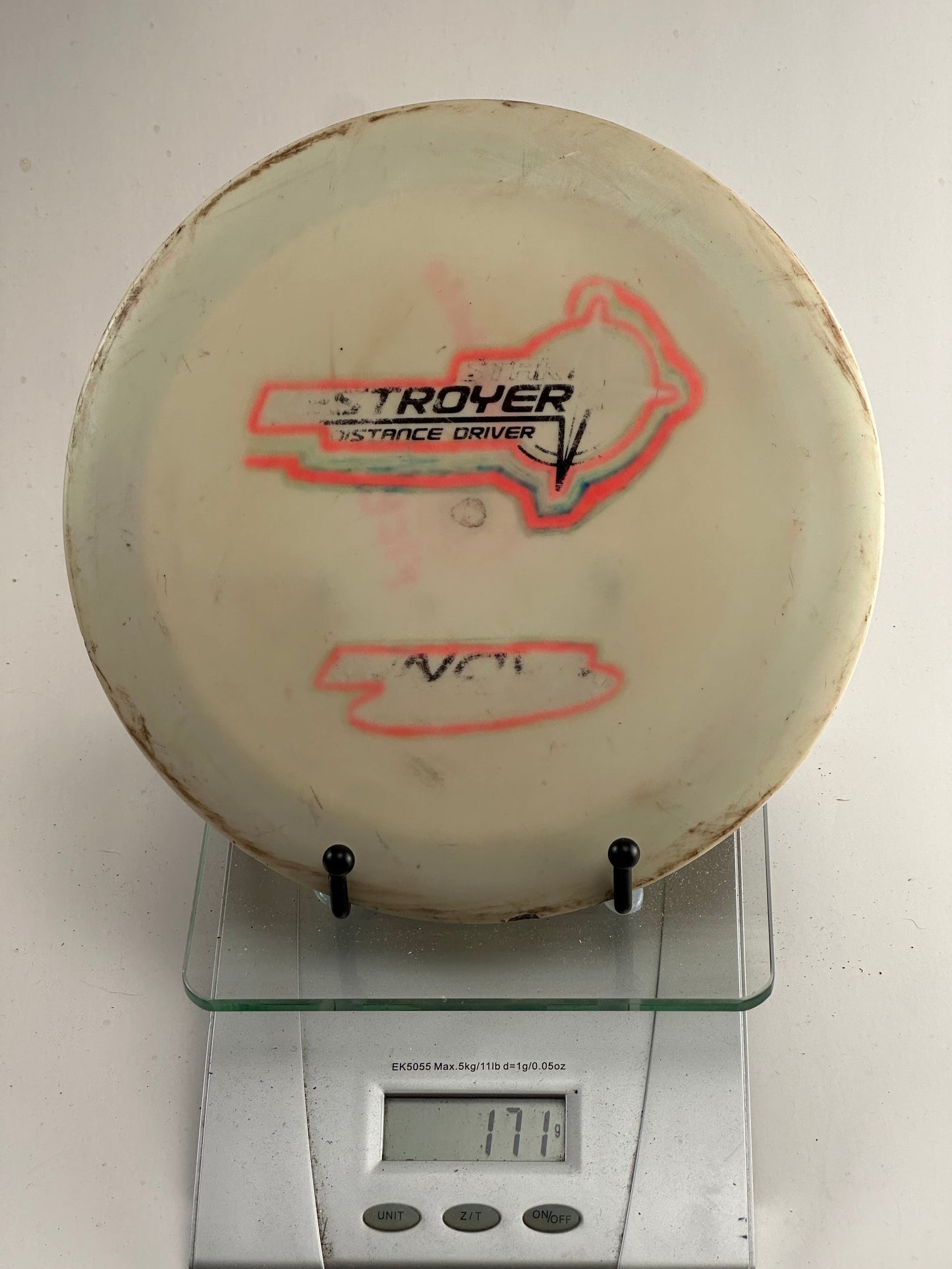 Innova Star Destroyer (SDS/DS Patent Numbers) White – Inked, Heavy Wear