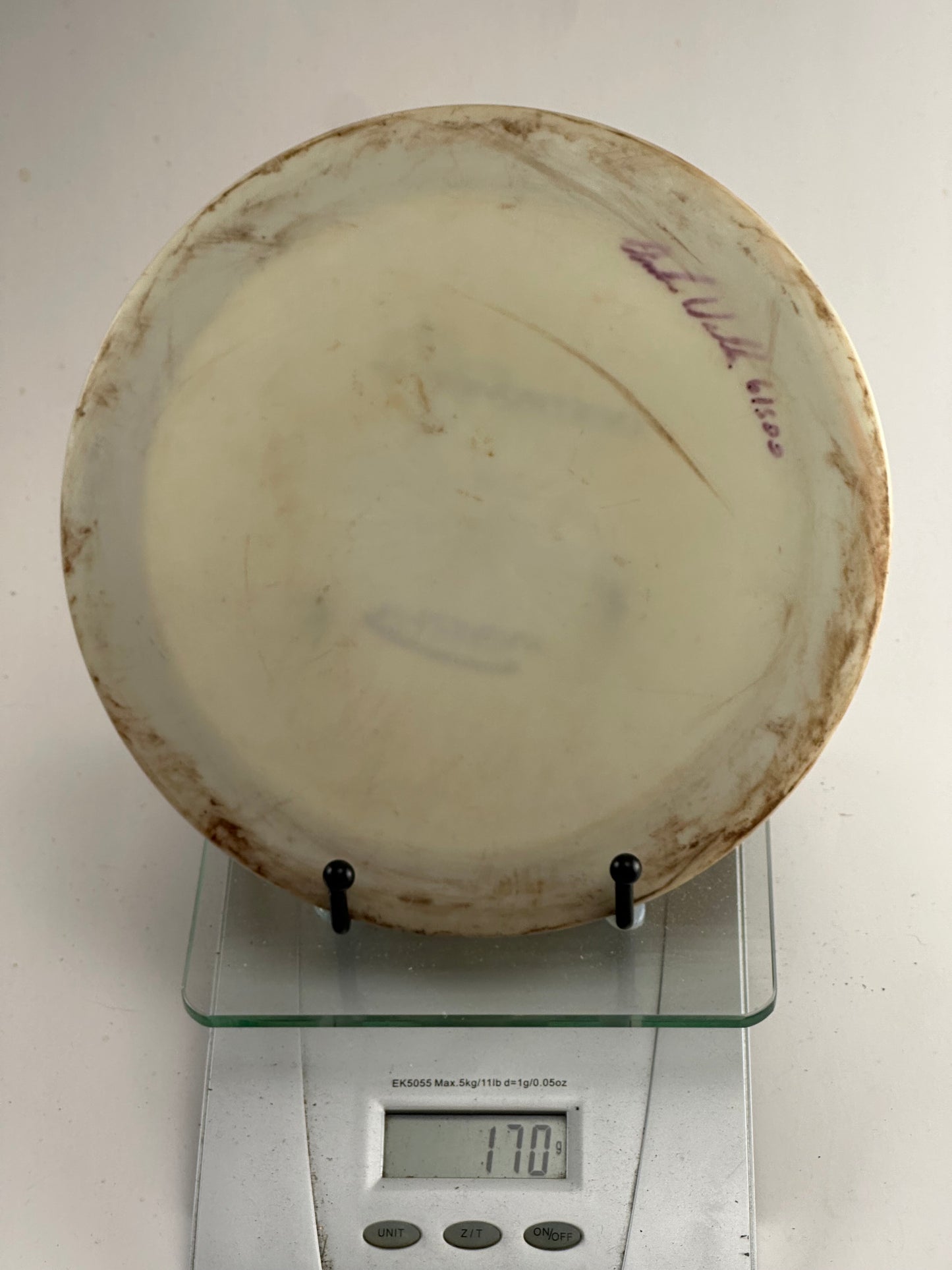 Innova Star Destroyer (Patent Numbers) - White, Inked, Heavy Wear