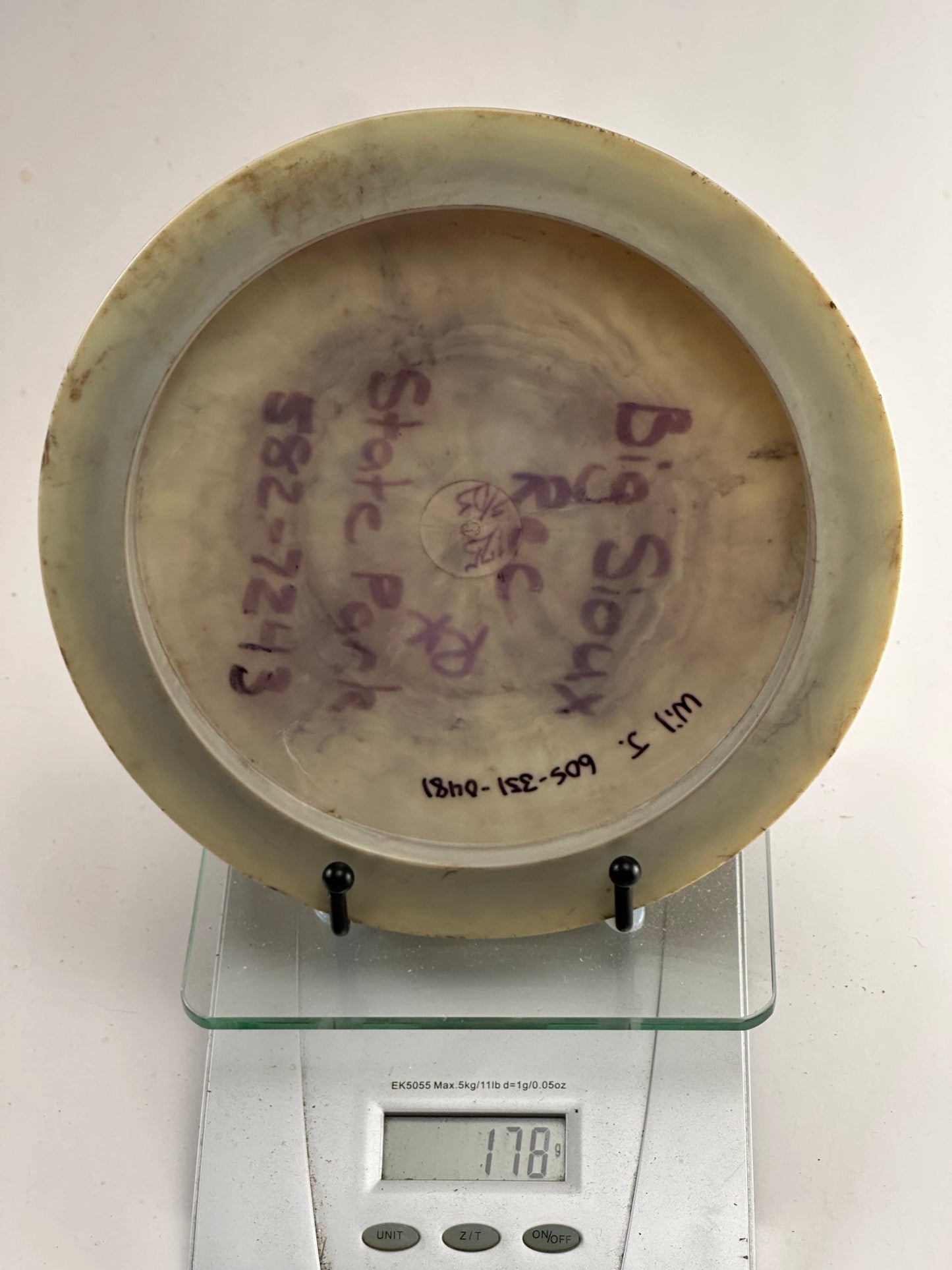 Innova Star Destroyer (SDS/DS Patent No.) Swirly Cream Ice Bowl Stamp