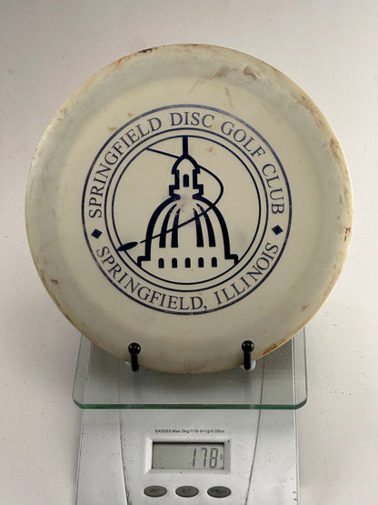Innova Star Destroyer (Patent #) White Springfield Disc Golf Club Stamp
