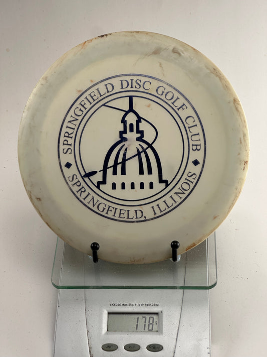 Innova Star Destroyer (Patent #) White Springfield Disc Golf Club Stamp