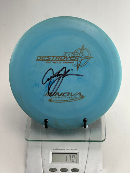 Innova Star Destroyer (Star) Blue Distance Driver - Inked/Signed