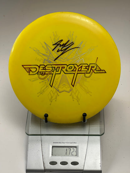 Innova Star Destroyer (Embossed) Yellow 172g Distance Driver - Foil Stamp