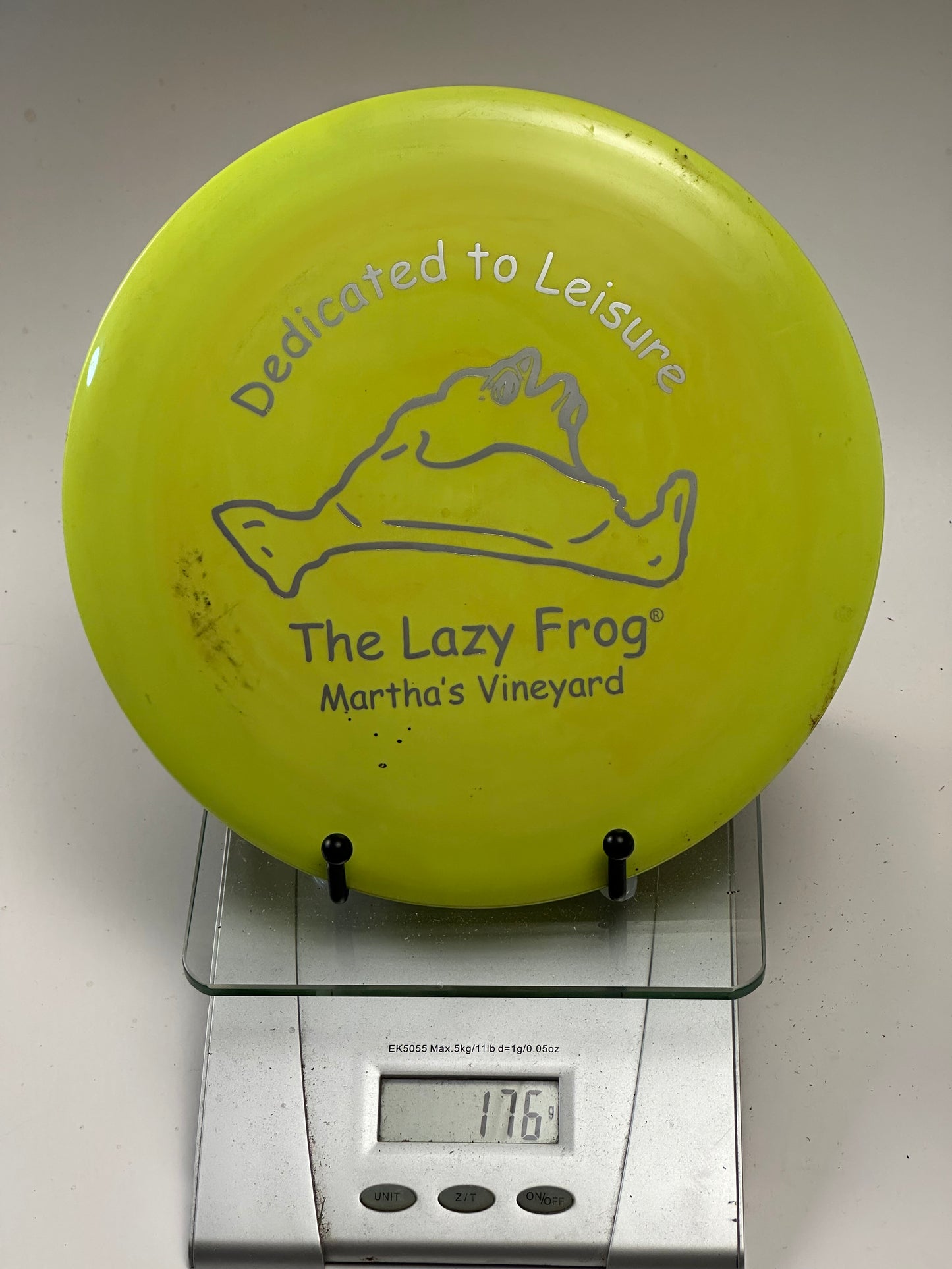 Innova Star Destroyer (Star Embossed) Yellow 176g Lazy Frog Martha's Vineyard Stamp