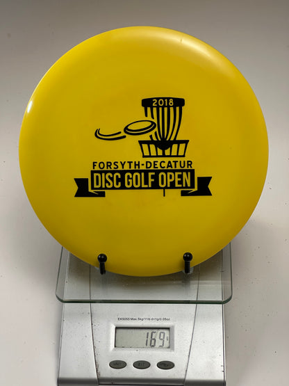 Innova Star Destroyer (Embossed) 169g Yellow 2018 Forsyth-Decatur DGO Stamp