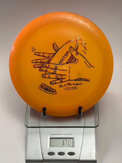 Innova Star Destroyer 170g Orange – Nate Sexton “Flip it good!” Stamp