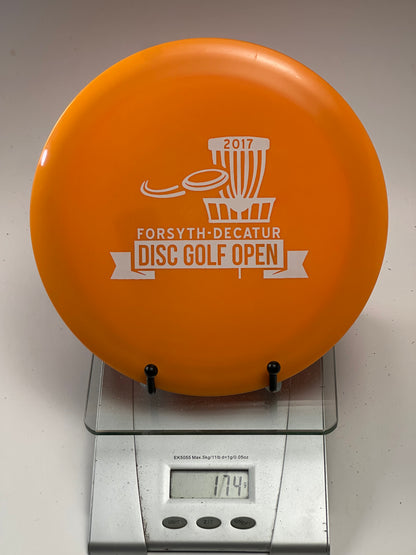 Innova Star Destroyer (Embossed) Orange 174g 2017 Forsyth-Decatur DGO Stamp