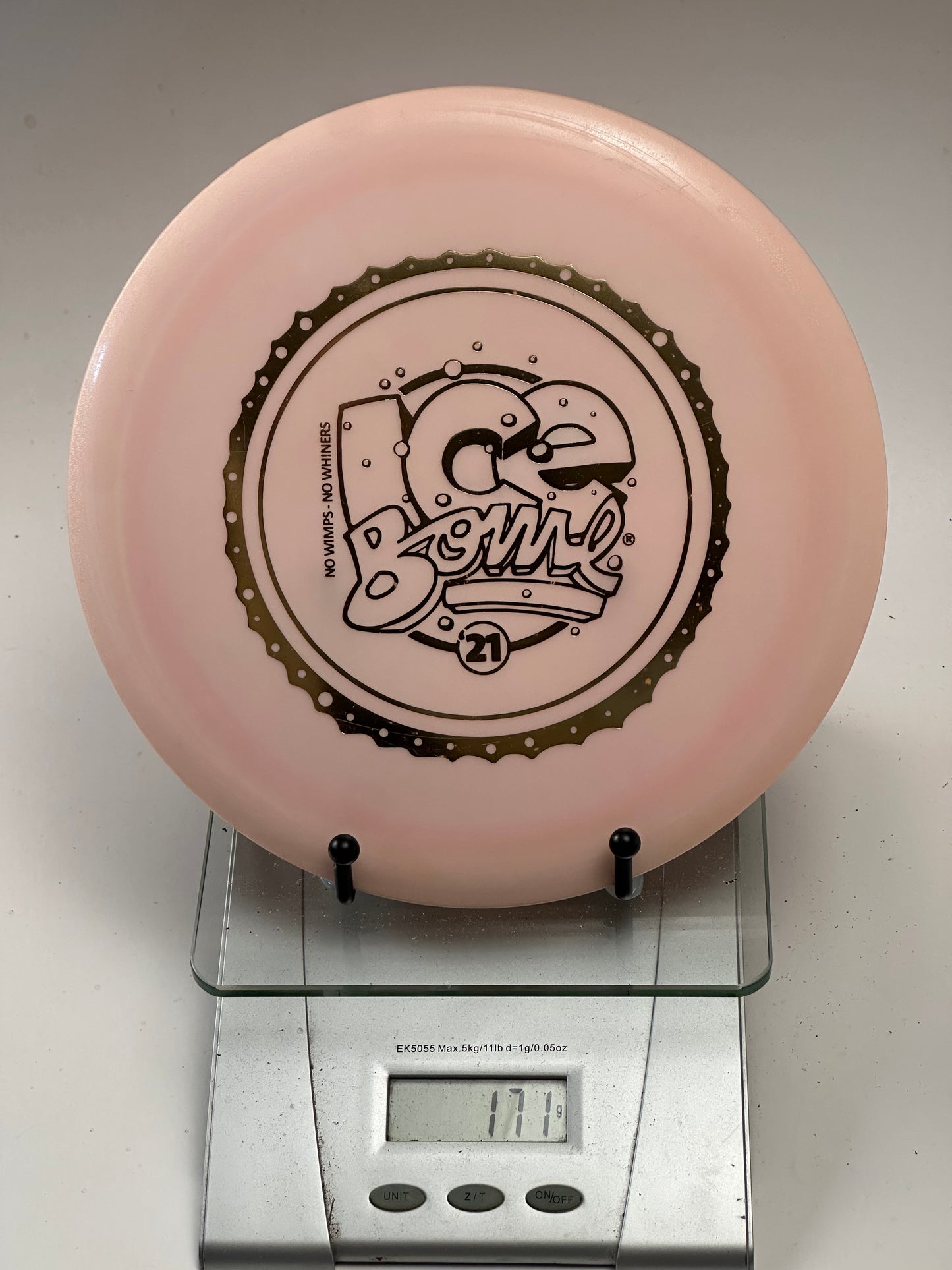 Innova Star Destroyer (Star Embossed) Pink 171g Ice Bowl 2021 Stamp
