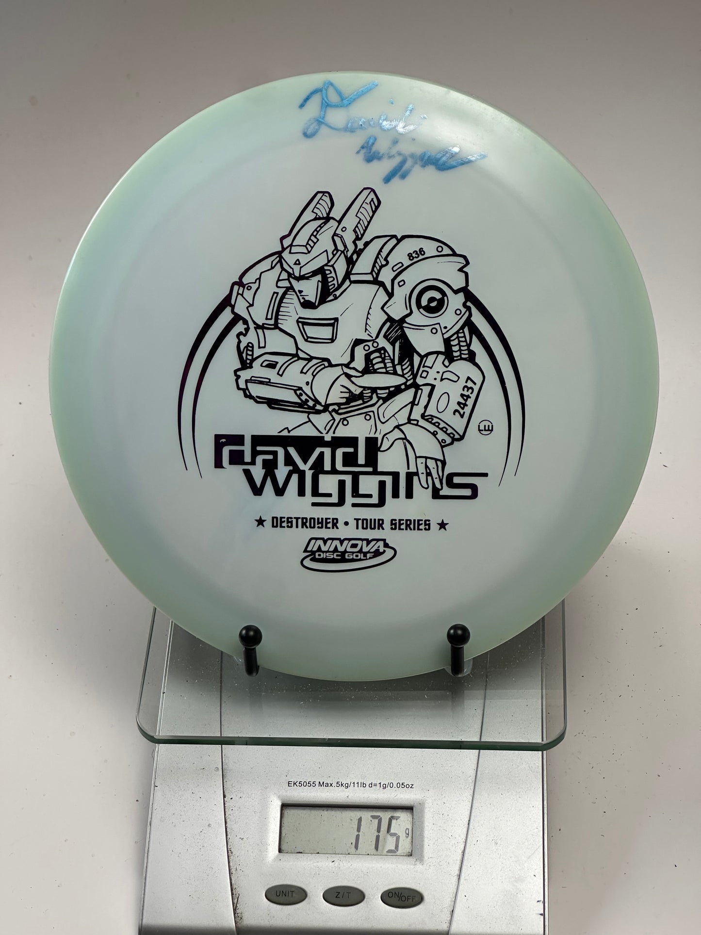 Innova Star Destroyer David Wiggins Jr Tour Series Robot Stamp Signed (175g)