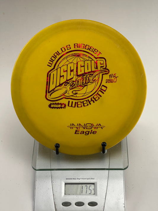Innova DX Eagle – World's Biggest Disc Golf Weekend 2004 Stamp (Yellow)