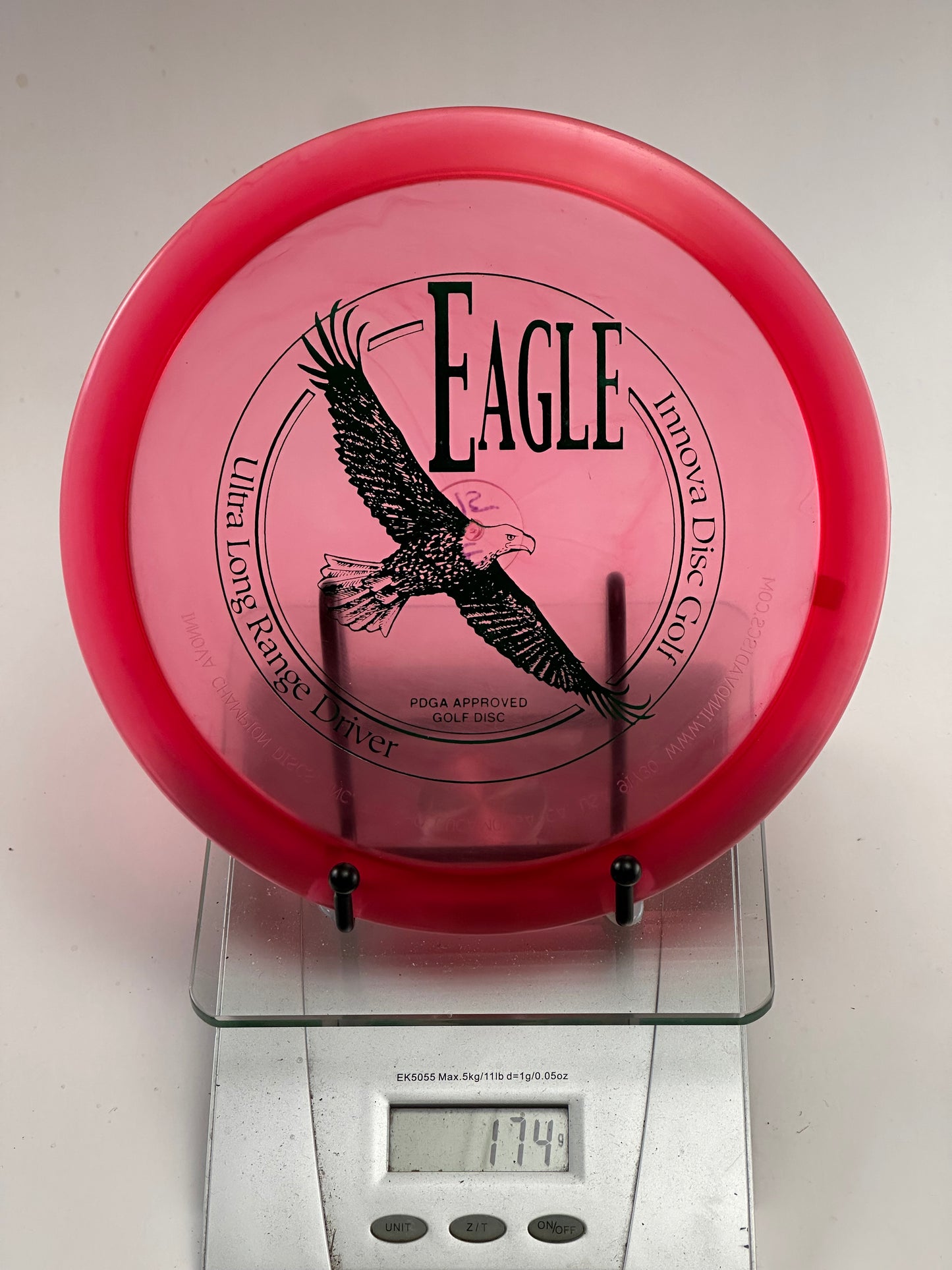 Innova Champion Eagle Fairway Driver - Transparent Red (Eagle Stamp)