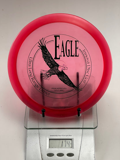 Innova Champion Eagle Distance Driver - Transparent Red - Eagle Stamp