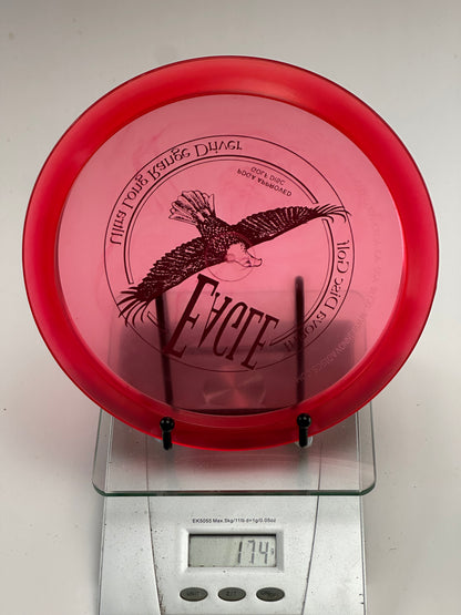 Innova Champion Eagle Distance Driver - Transparent Red Eagle Stamp