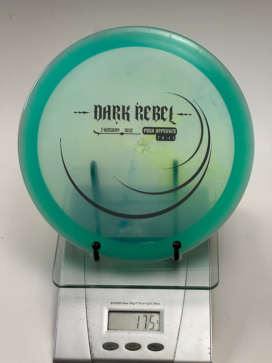 Innova Dark Rebel Halo Star Fairway Driver (Teal Rim, Light Center)