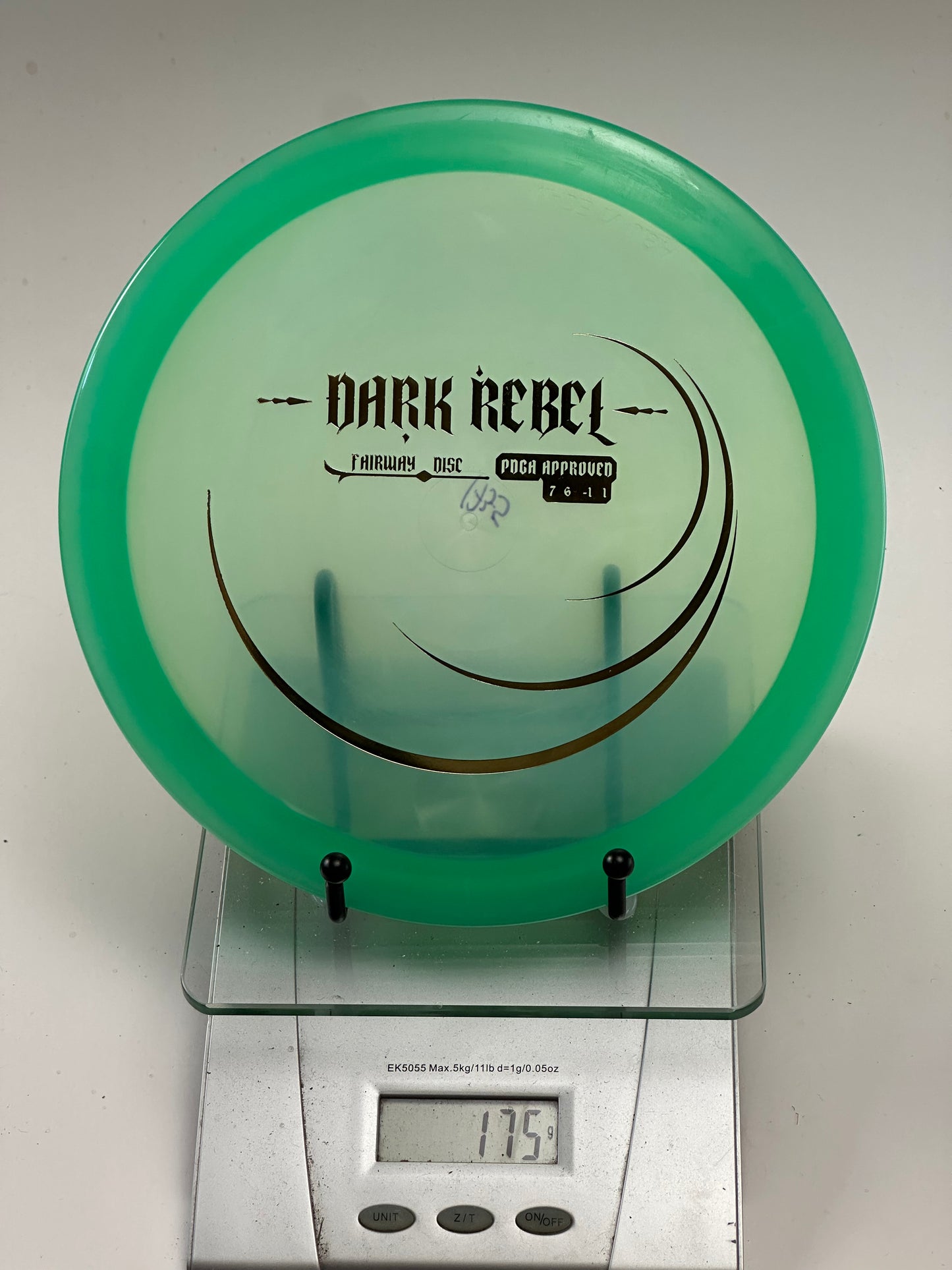 Innova Dark Rebel Halo Star Fairway Driver (Green Rim, Clear Center)