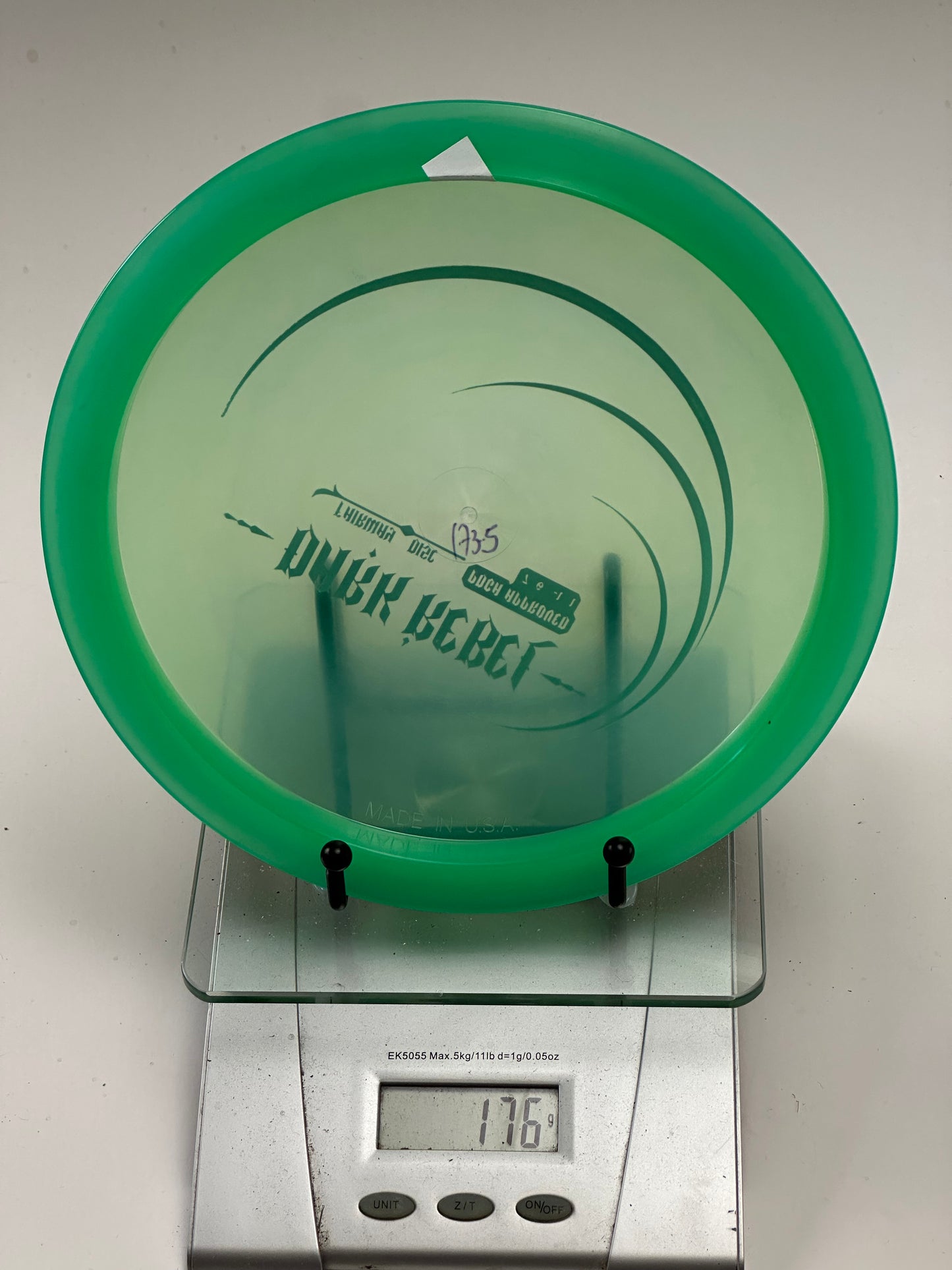 Innova Dark Rebel Halo Star Fairway Driver (Green Rim, Clear Center)