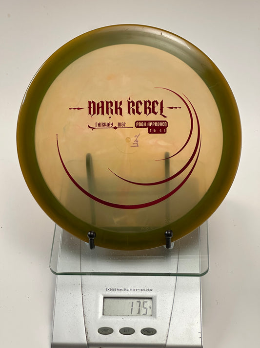 Innova Star Dark Rebel Fairway Driver (175g) - Swirly Tan/Olive, Red Stamp