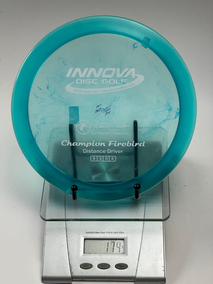 Innova Champion Firebird 12x Ken Climo Stamp (Blue Swirl)