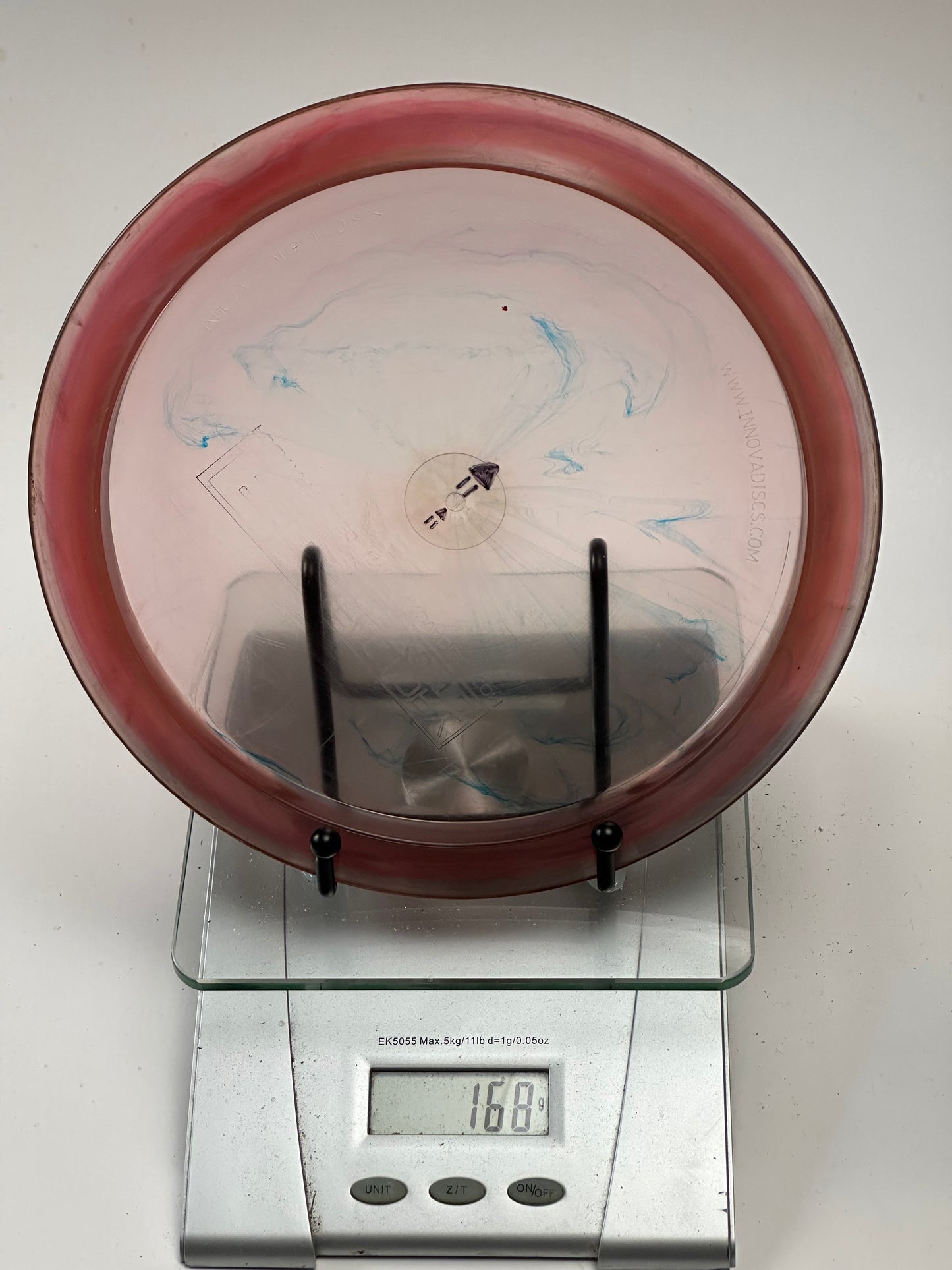 Innova Champion Firebird – Clear w/ Red Swirl Rim (168g)