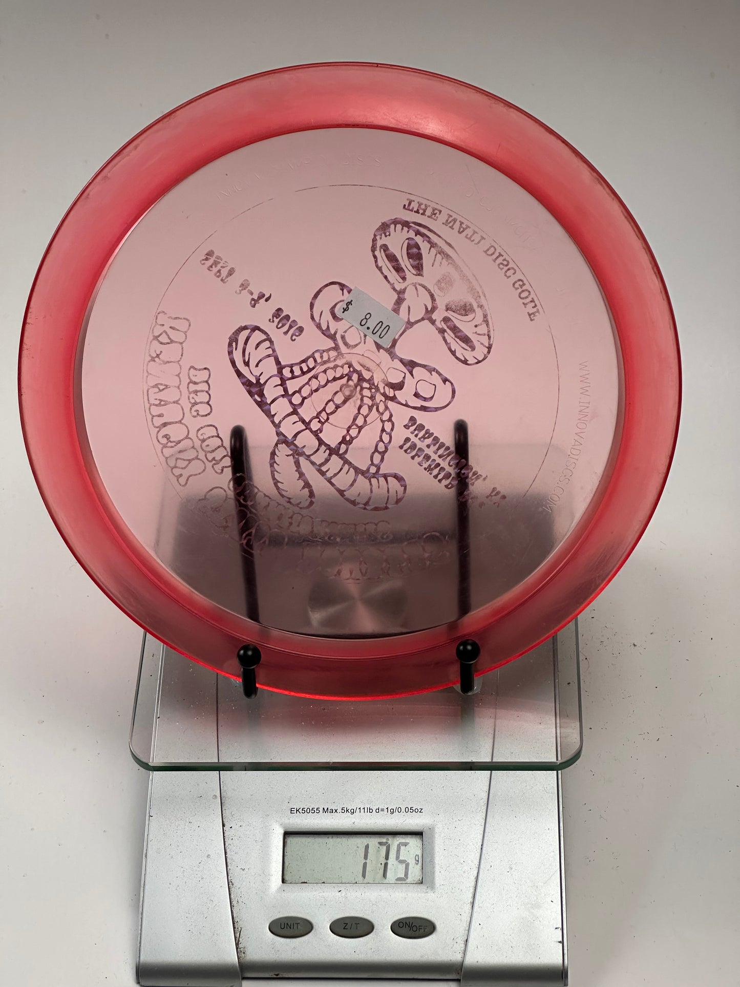 Innova Champion Firebird – Transparent Red – Tournament Stamp (175g)