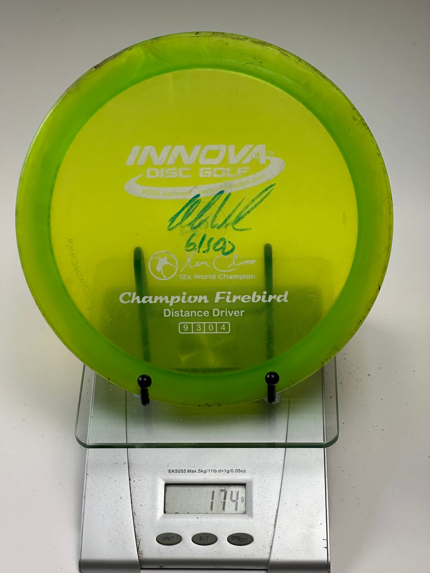 Innova Champion Firebird (Ken Climo) – Transparent Green 174g