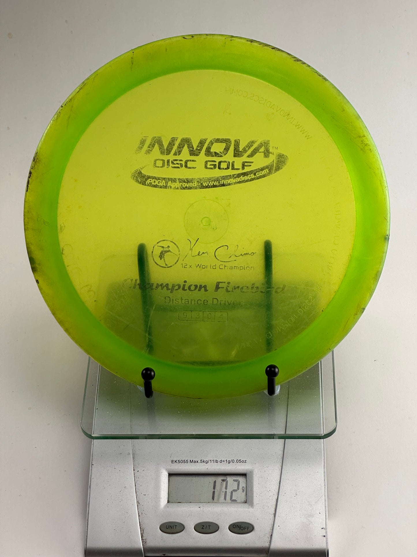 Innova Champion Firebird (Ken Climo) 172g Translucent Yellow-Green