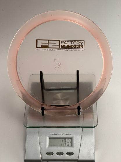 Innova Champion Firebird (F2) – Transparent Pink Overstable Fairway Driver