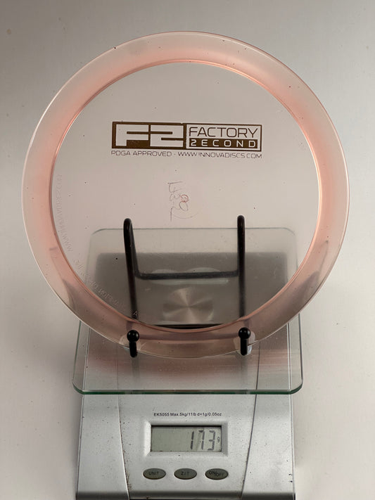 Innova Champion Firebird (F2) – Transparent Pink Overstable Fairway Driver