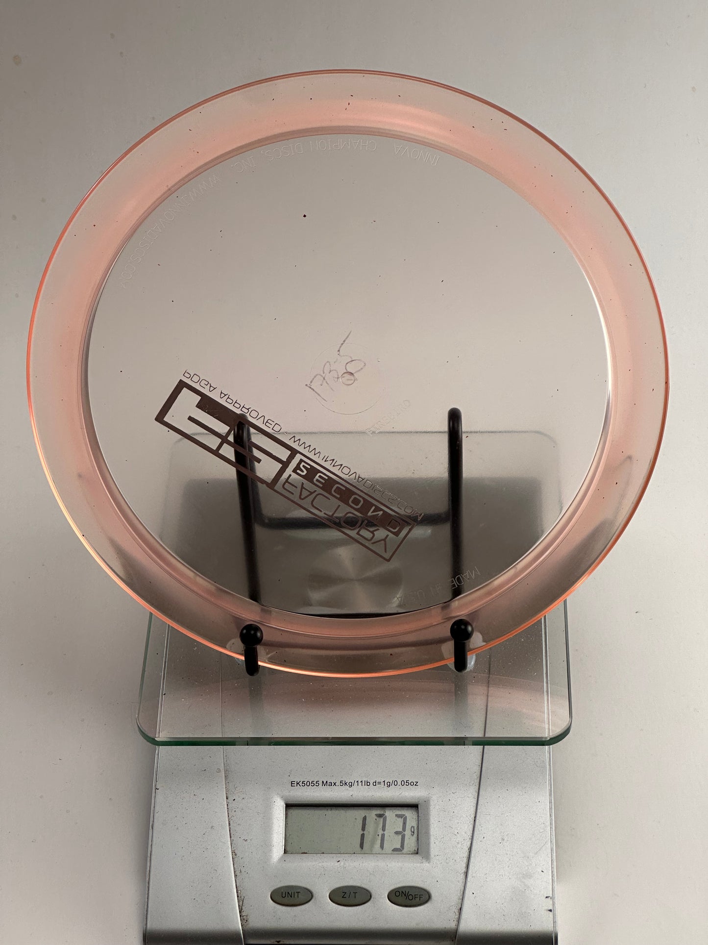 Innova Champion Firebird (F2) – Transparent Pink Overstable Fairway Driver