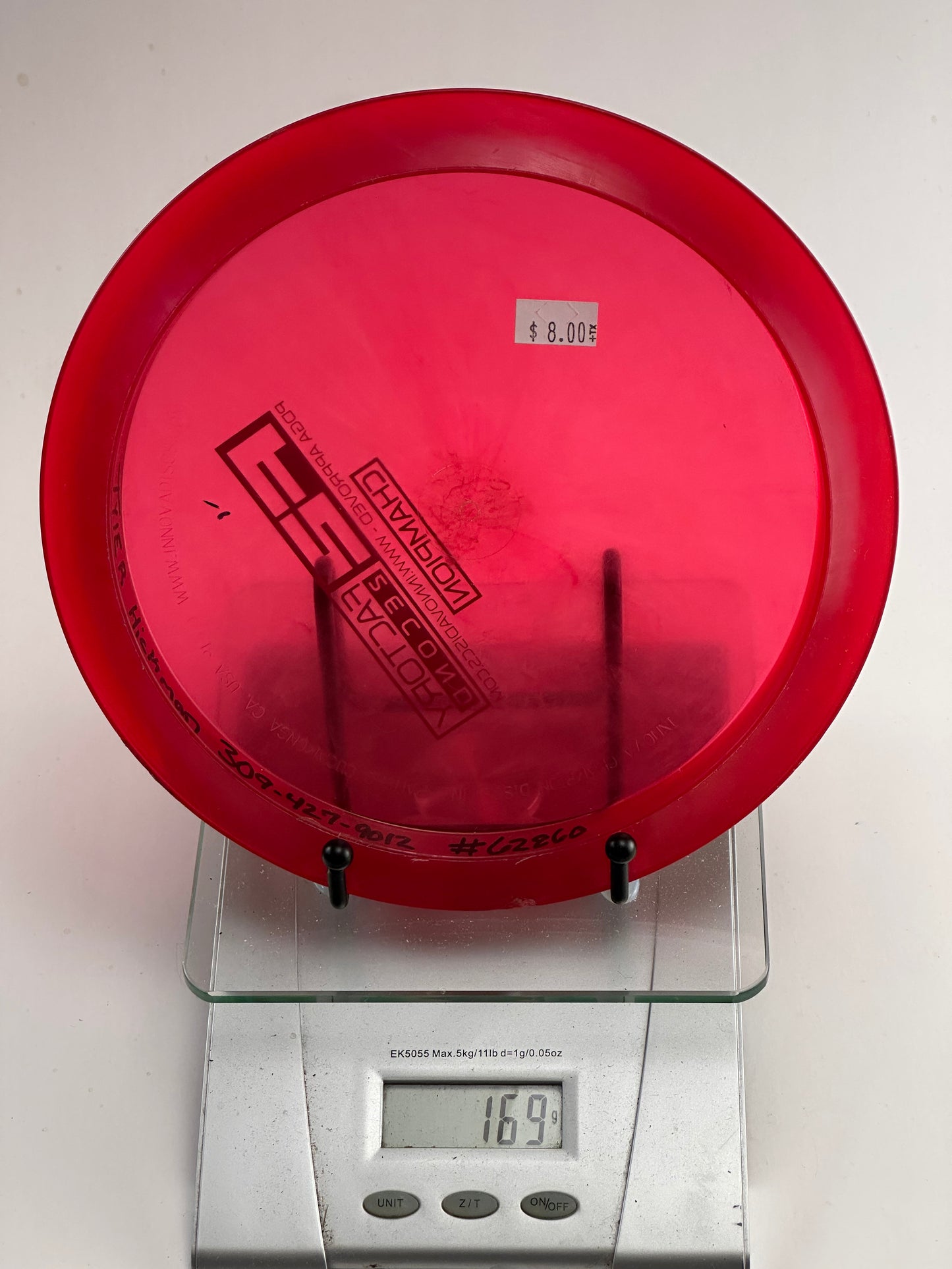 Innova Firebird F2 Champion – Transparent Red Overstable Fairway Driver