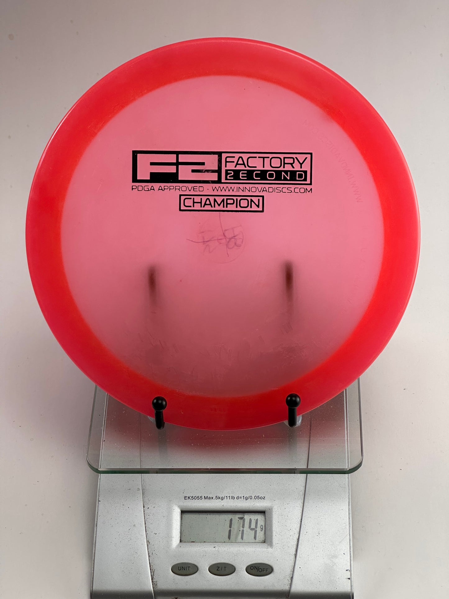 Innova Firebird F2 Champion Distance Driver - Transparent Red