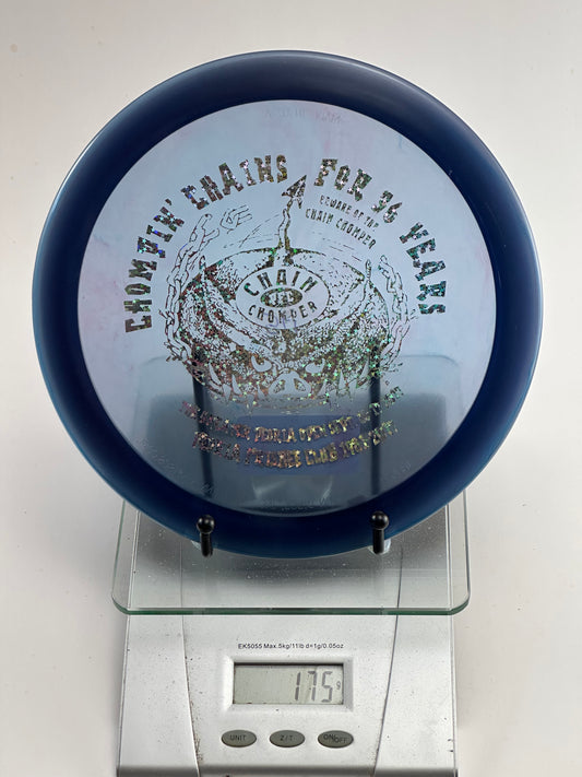 Innova Champion Firebird Blue | Chompin' Chains 36 Years Peoria stamp