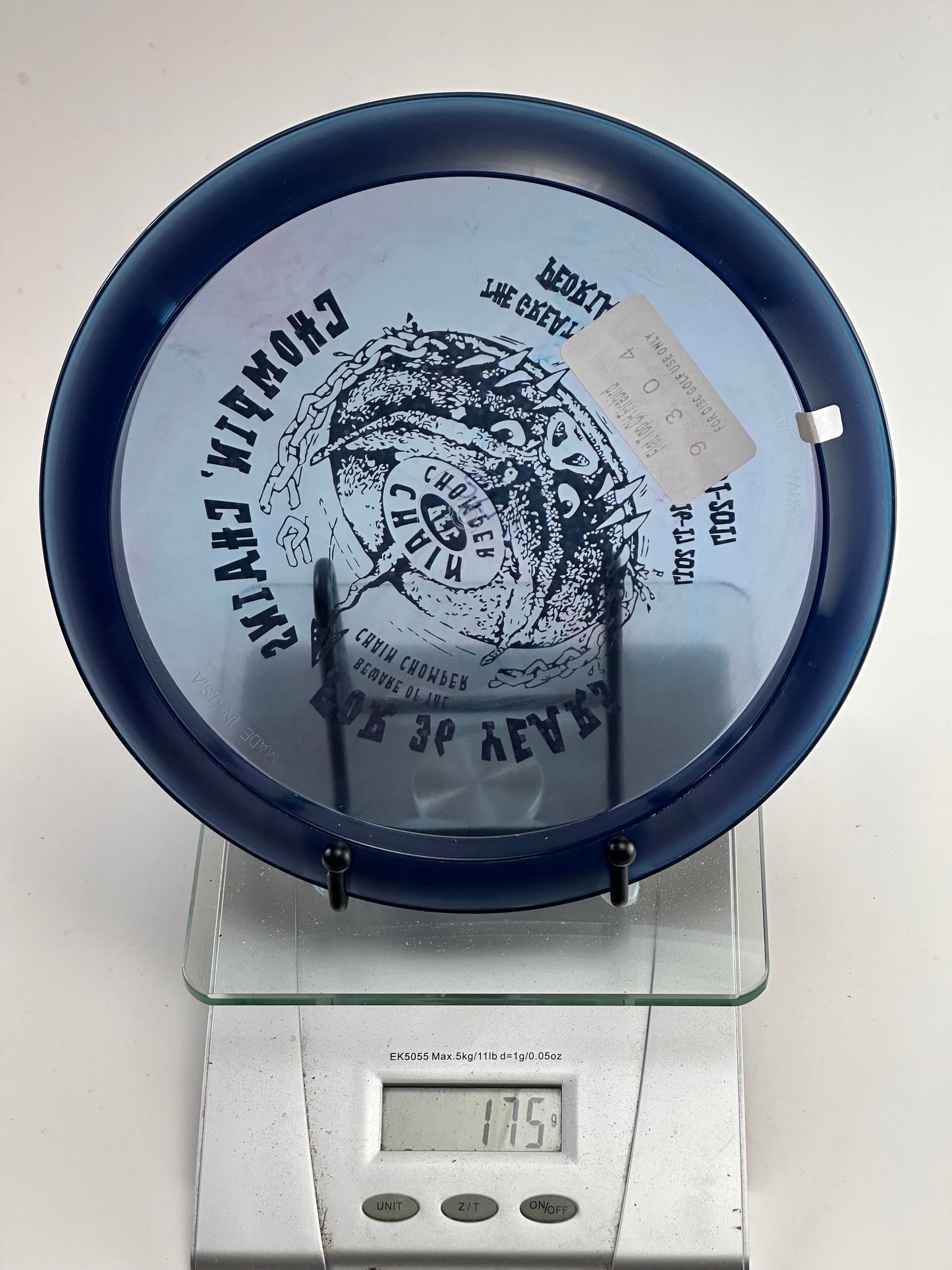 Innova Champion Firebird Blue | Chompin' Chains 36 Years Peoria stamp