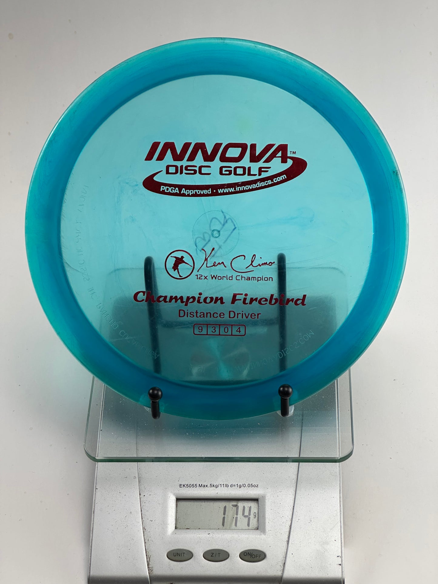 Innova Champion Firebird (Ken Climo 12x) Transparent Blue Distance Driver