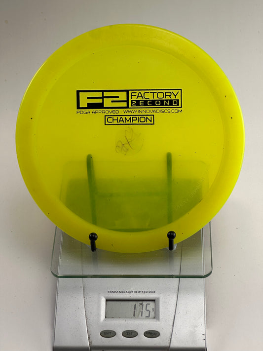 Innova Champion Firebird F2 – Transparent Yellow Overstable Driver