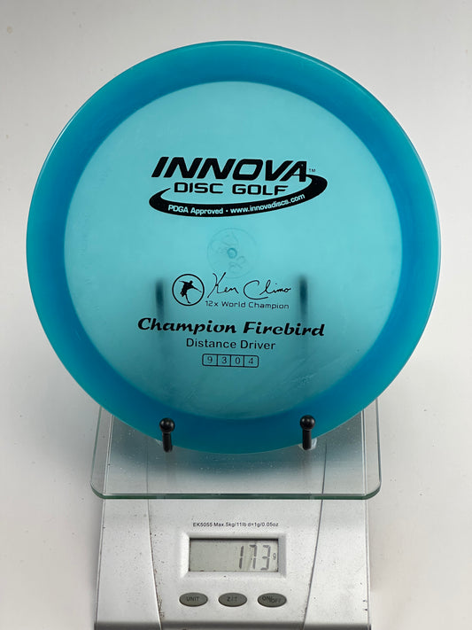 Innova Champion Firebird (Ken Climo 12x) – Clear Blue