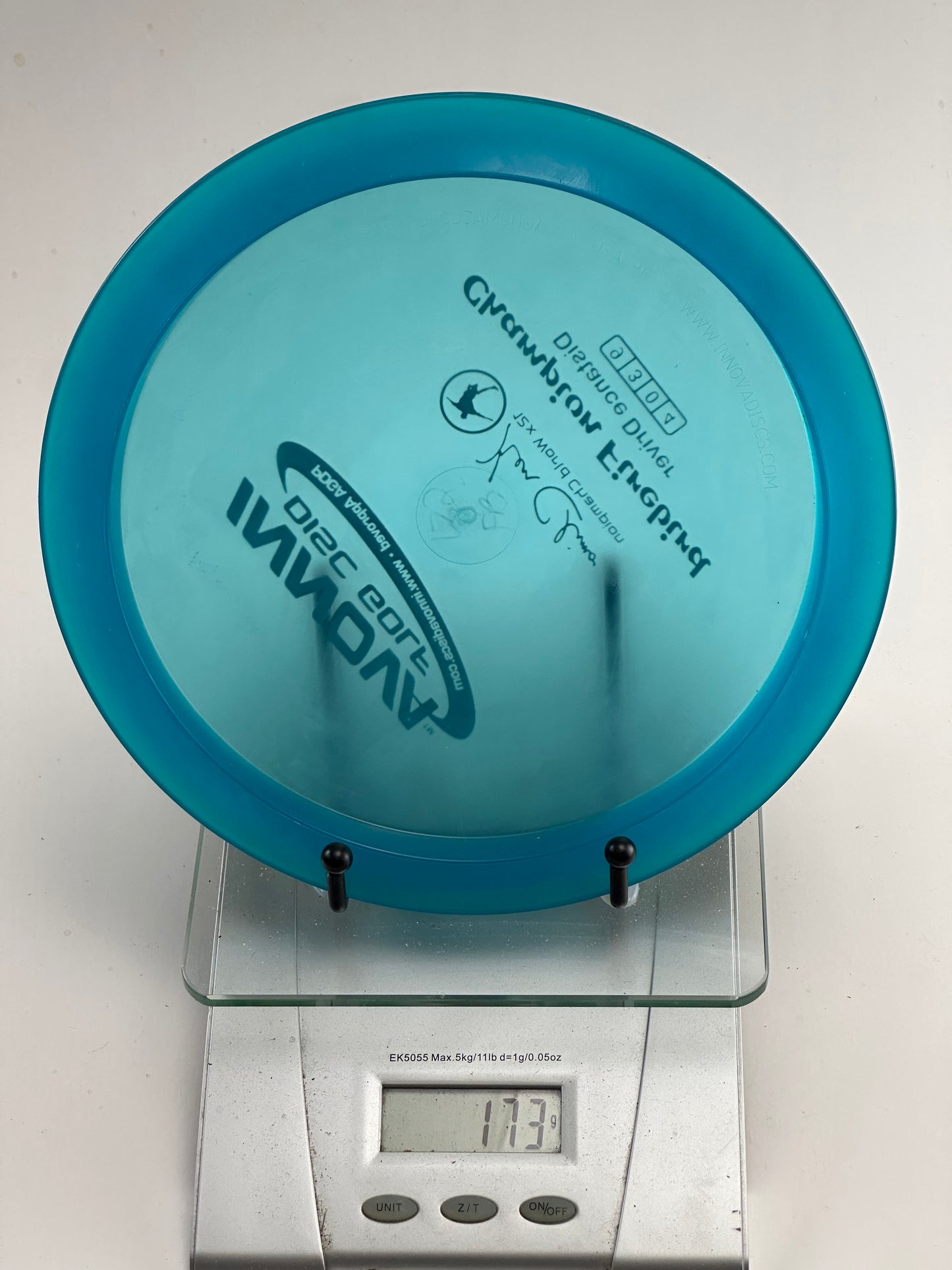 Innova Champion Firebird (Ken Climo 12x) – Clear Blue