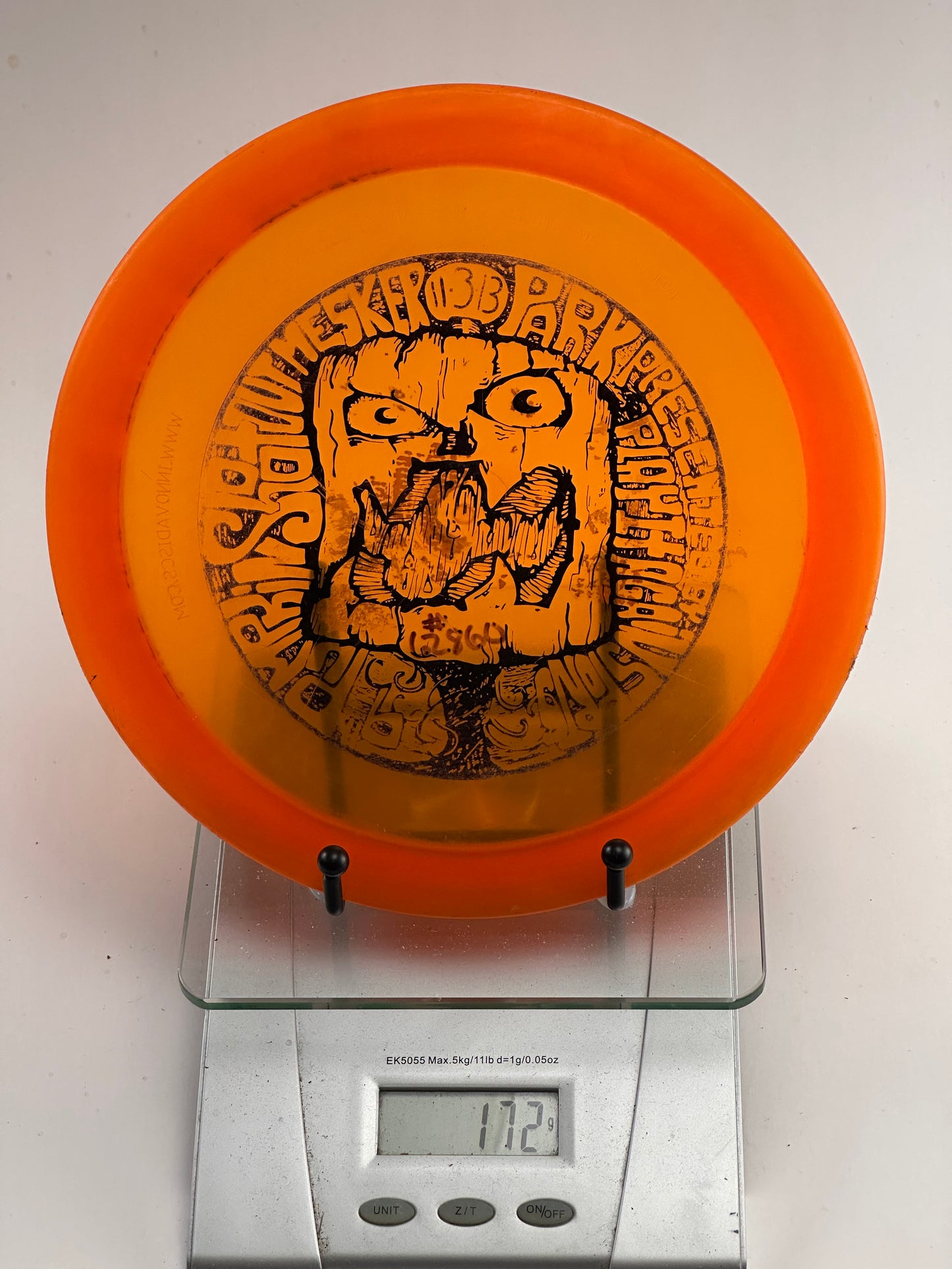 Innova Champion Firebird – Transparent Orange, Tournament Stamp