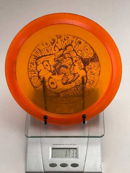 Innova Champion Firebird – Transparent Orange, Tournament Stamp