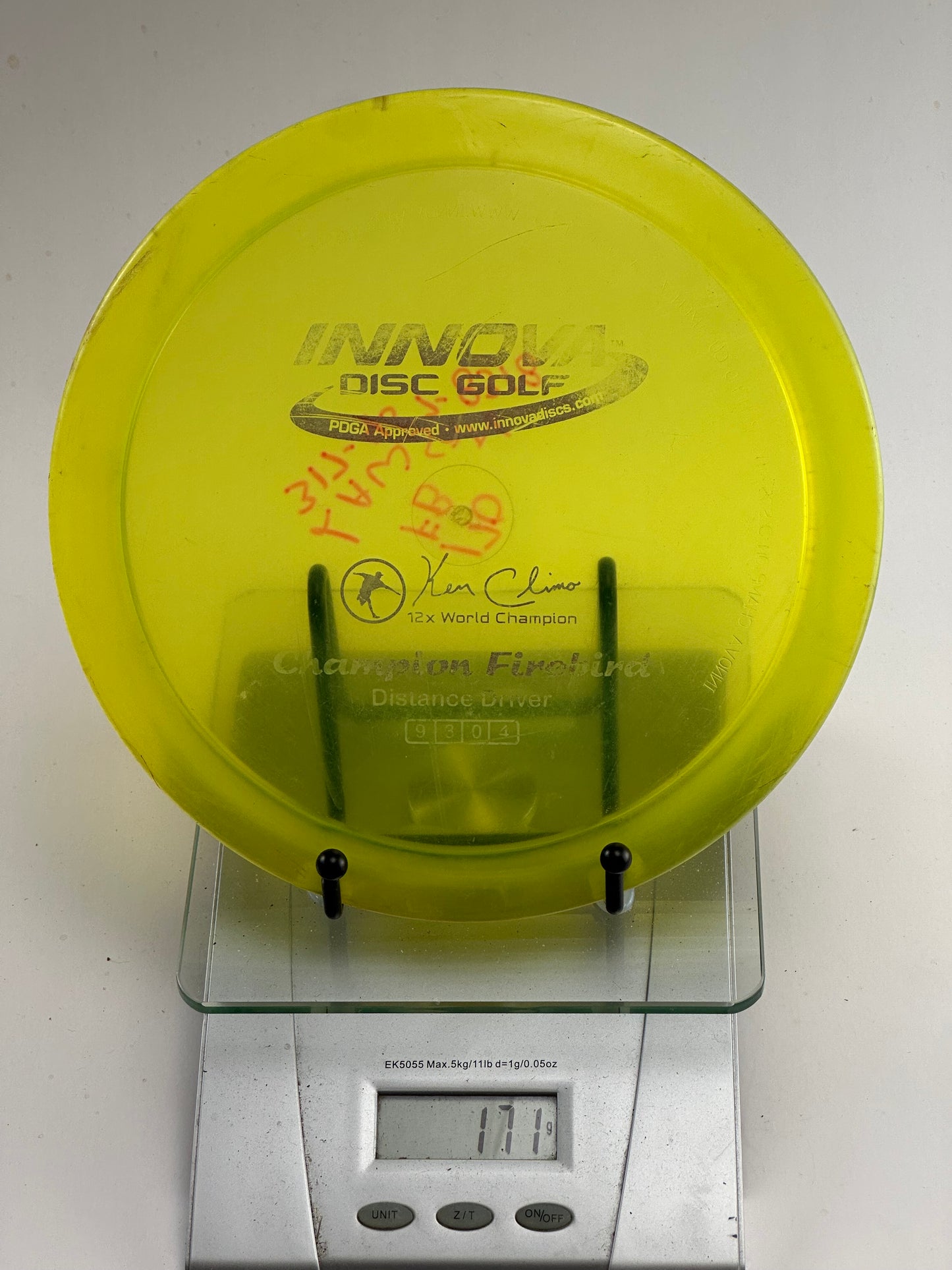 Innova Champion Firebird (Ken Climo 12x) – Transparent Yellow