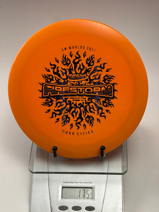 Innova Star Firestorm Prototype (AM Worlds 2017 Quad Cities Stamp) 175g