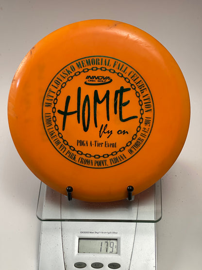 Innova DX Foxbat 179g Orange “Homie” Matt Lovasko Memorial Stamp