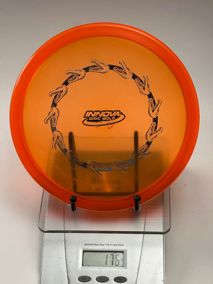 Innova Champion Gator – Transparent Orange Alligator Jaw Stamp (176g)