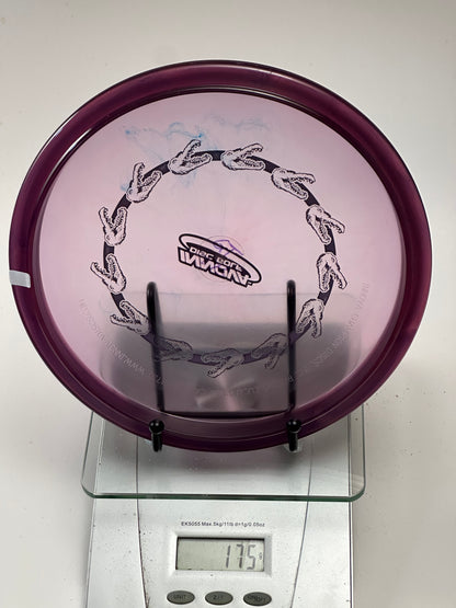 Innova Champion Gator – Transparent Purple, Alligator Head Ring Stamp
