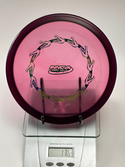 Innova Champion Gator – Transparent Pink Alligator Ring Stamp