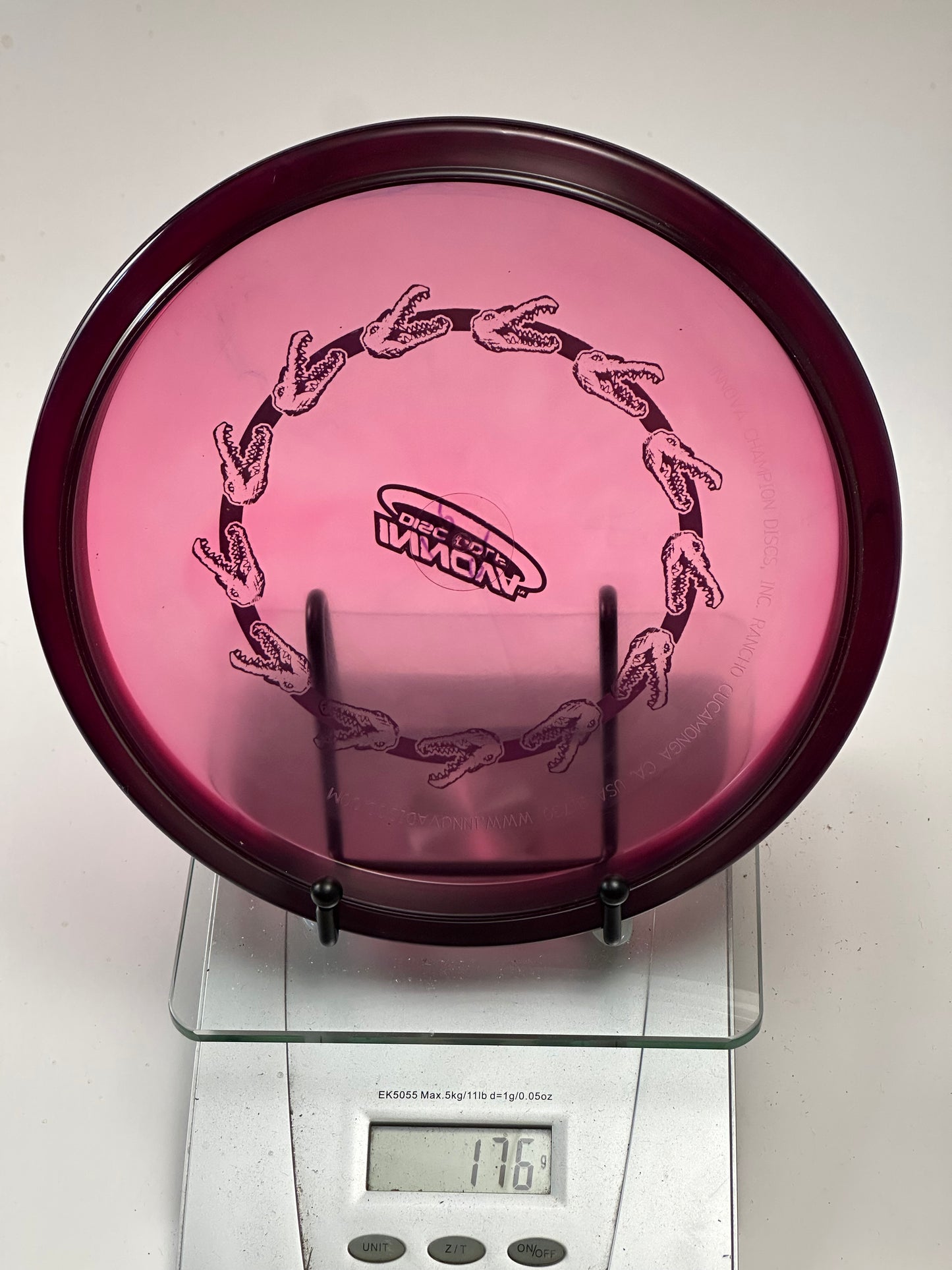 Innova Champion Gator – Transparent Pink Alligator Ring Stamp