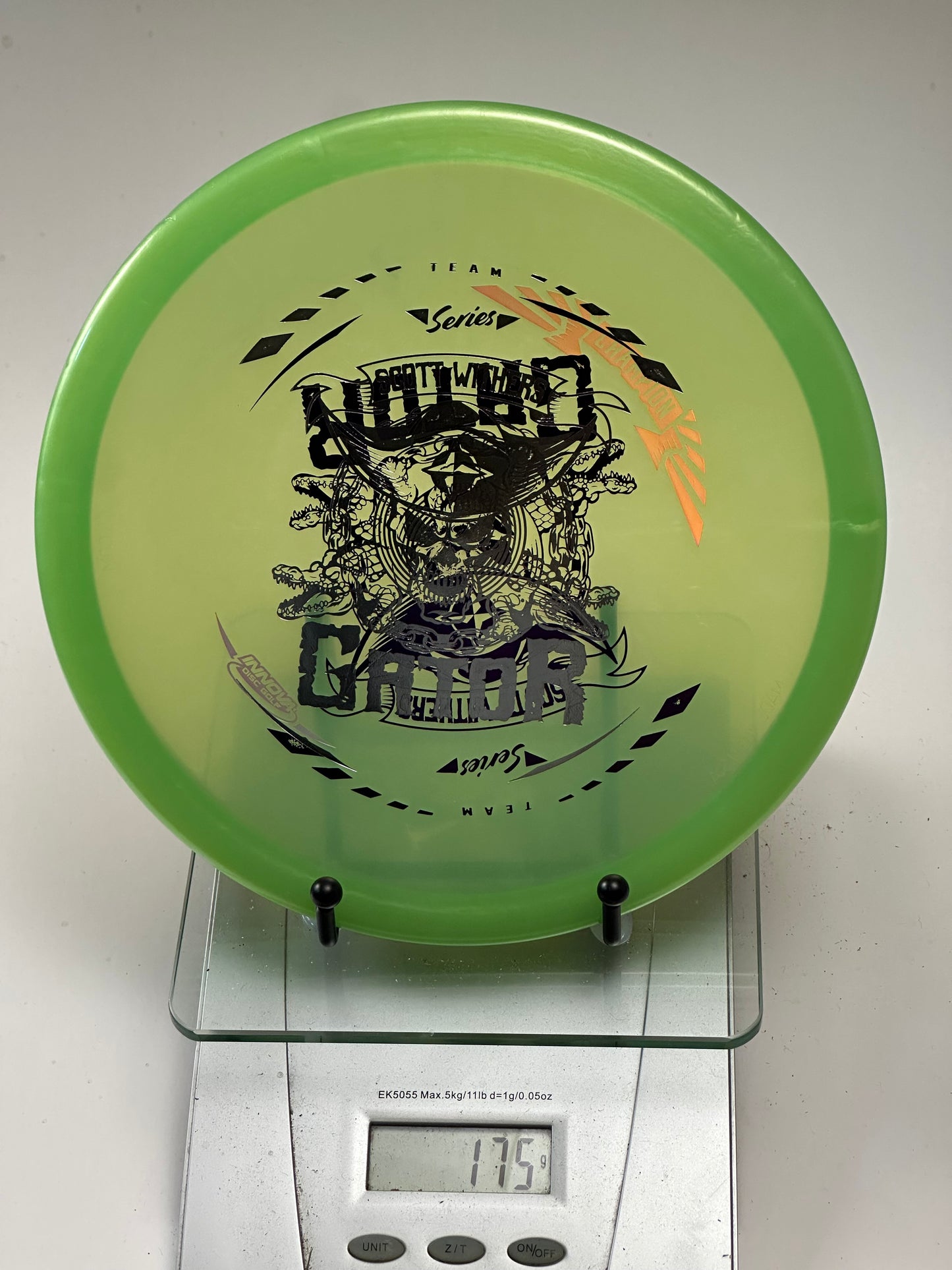 Innova Champion Gator – Transparent Green Team Series Stamp