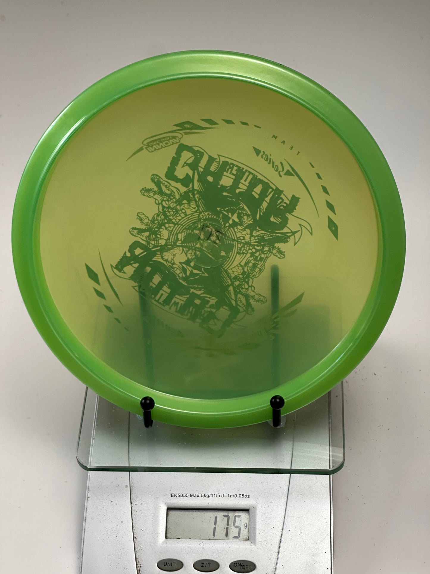 Innova Champion Gator – Transparent Green Team Series Stamp