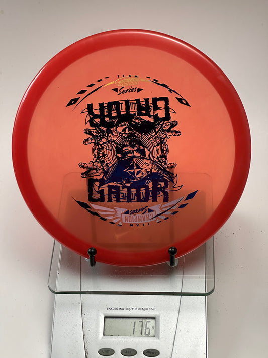 Innova Champion Gator – Team Champion Series Stamp (Transparent Red)